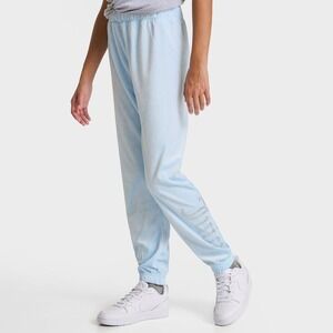 Juicy‎ Couture Kids Sky Blue Velour Rhinestone Logo Joggers Size Medium 8-10 NWT